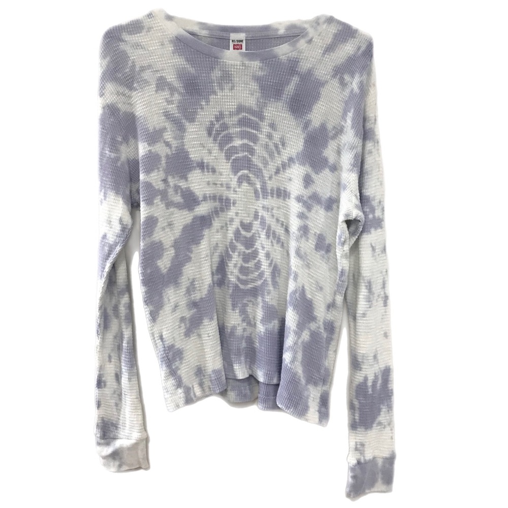 RE/DONE Hanes Lilac Drop Thermal Long Sleeve